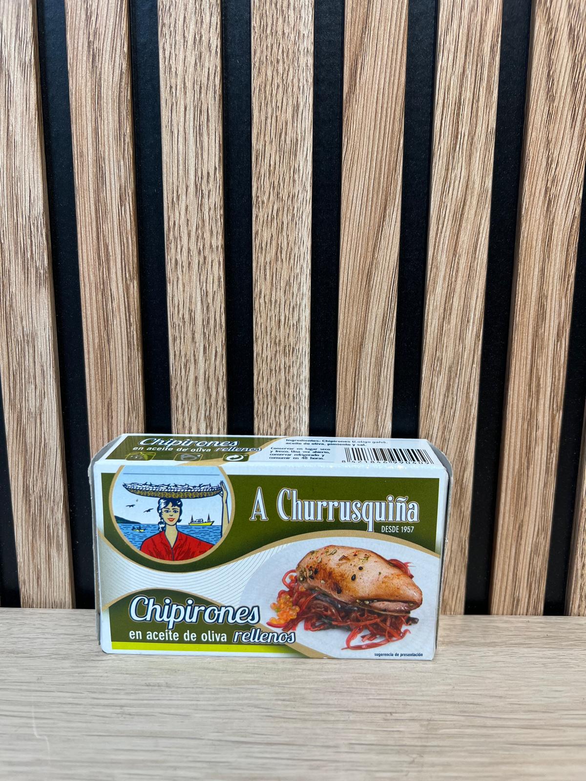 CHIPIRONES EN ACEITE DE OLIVA 115 GR.