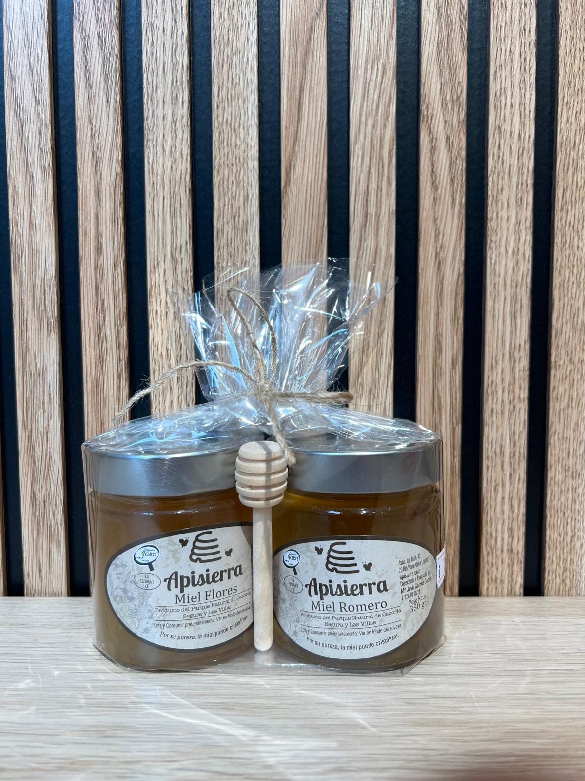ESTUCHE 2 TARROS 350 GR. CON CUCHARA