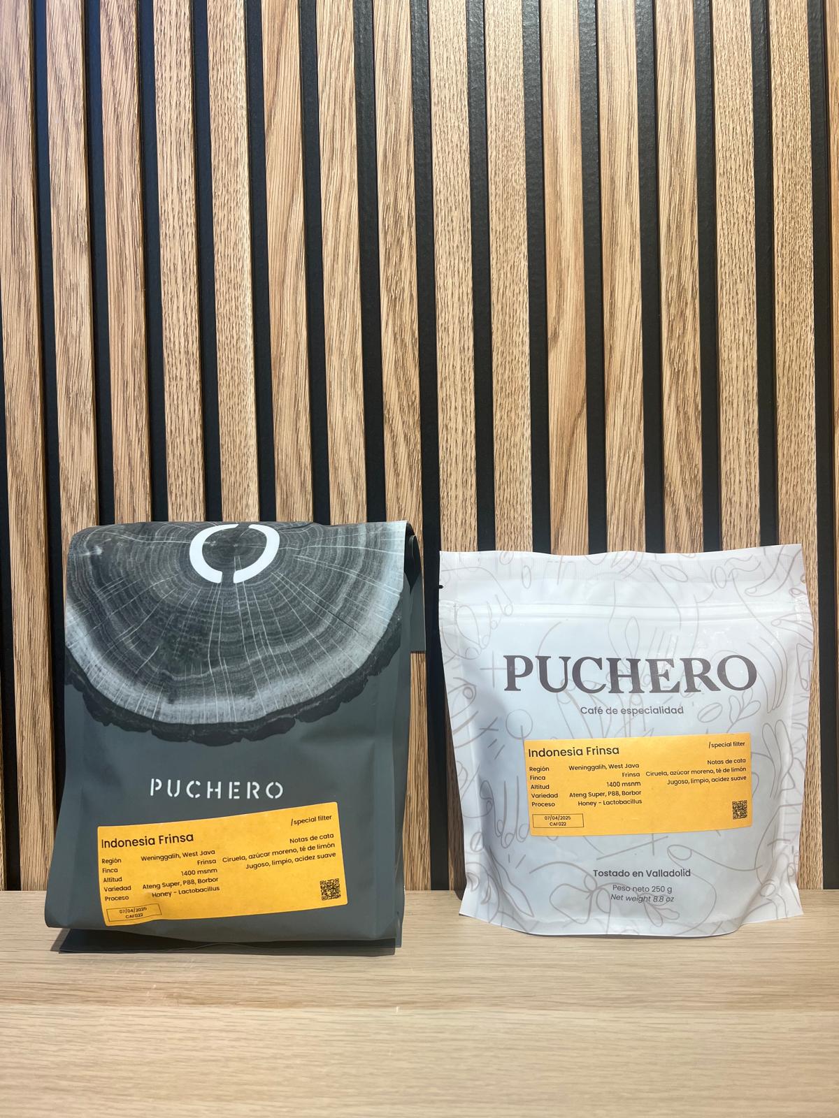 CAFÉ EN GRANO INDONESIA FRINSA - CIRUELA, AZÚCAR MORENO Y TÉ DE LIMÓN