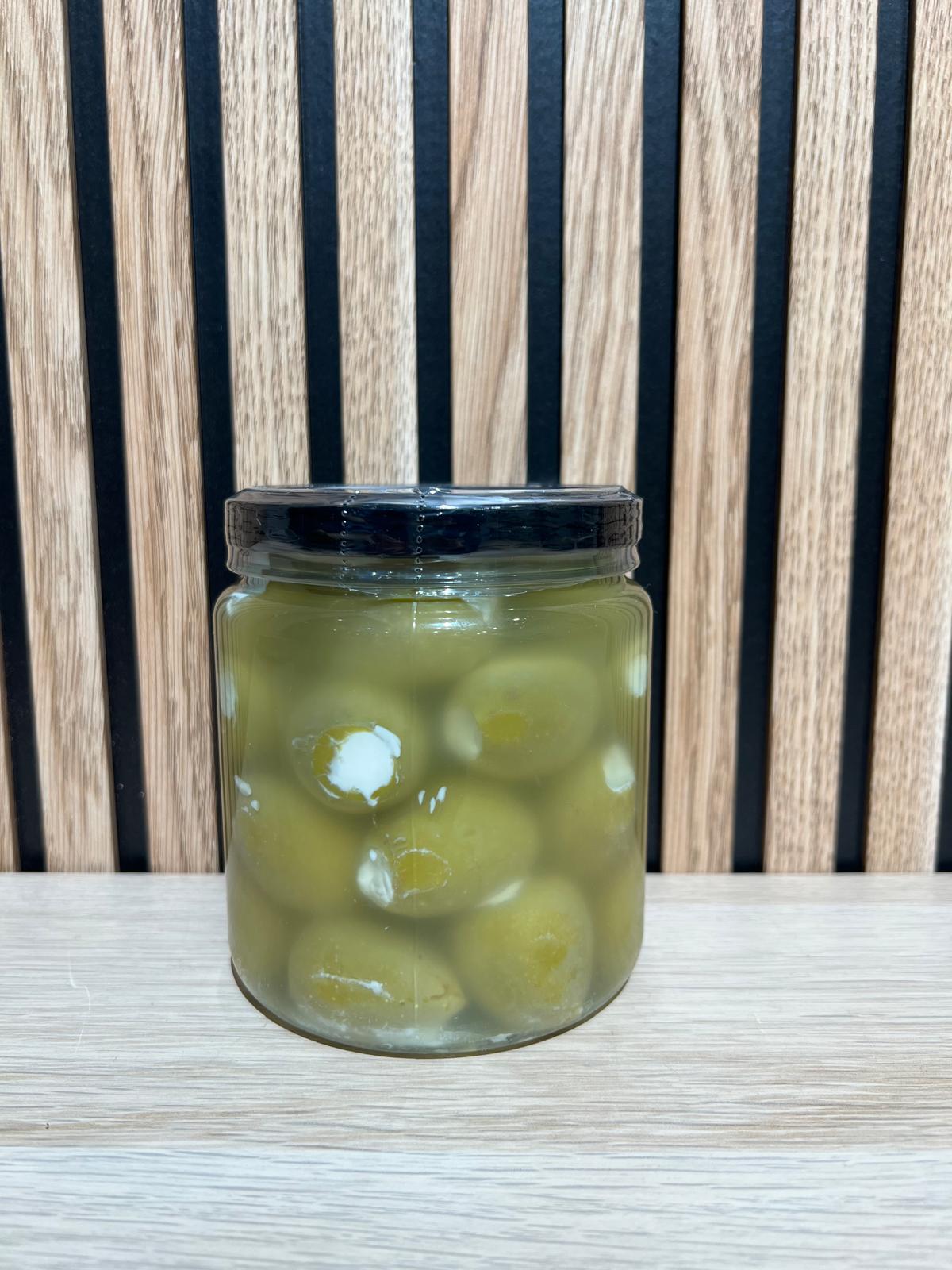 ACEITUNAS GORDAL RELLENAS DE QUESO CREMA 500 GR.