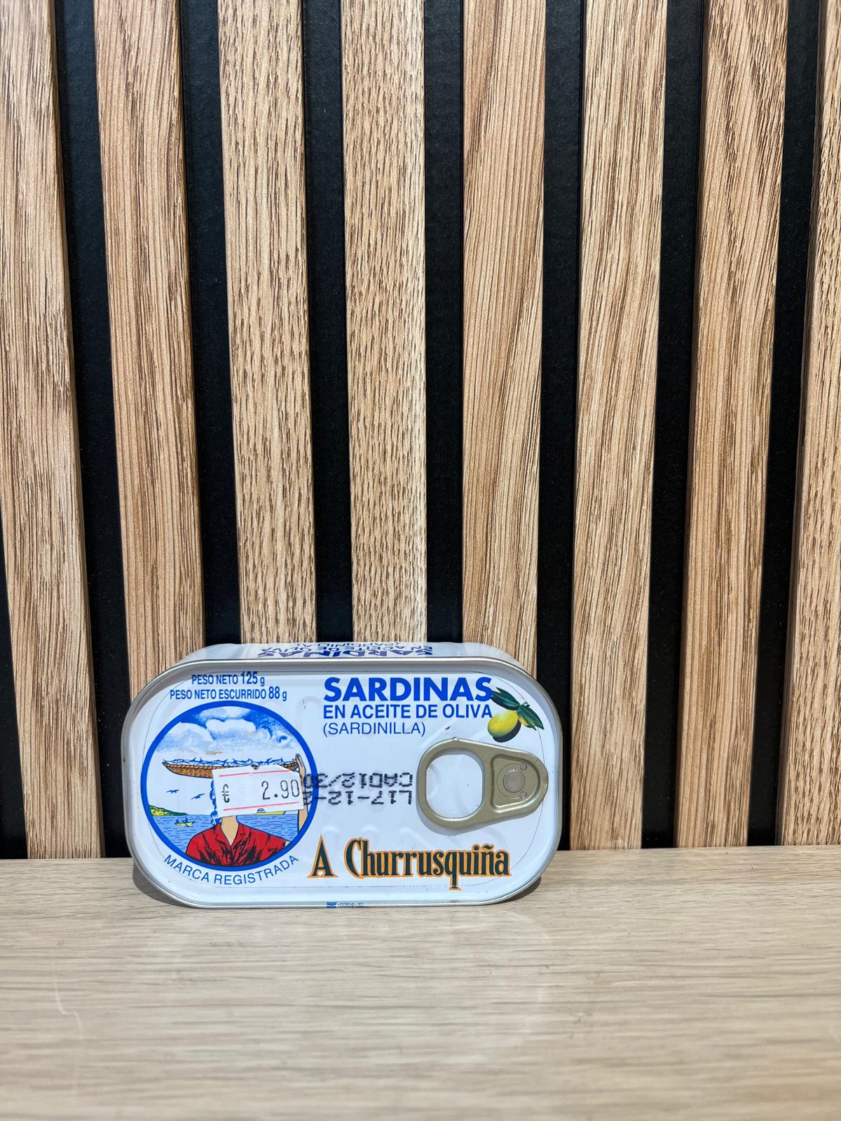 SARDINILLAS EN ACEITE DE OLIVA 125 GR.