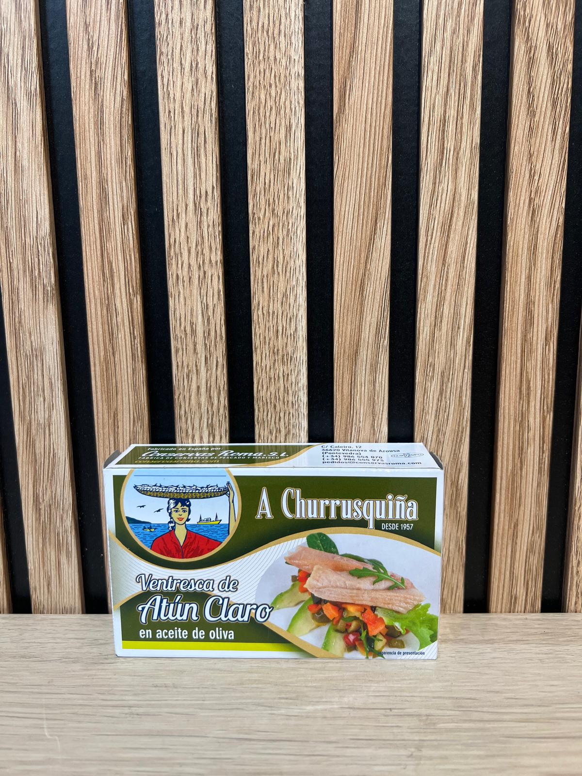 VENTRESCA DE ATÚN CLARO EN ACEITE DE OLIVA - 115 GR.