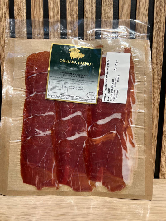JAMÓN LONCHEADO A MÁQUINA 100 GR.