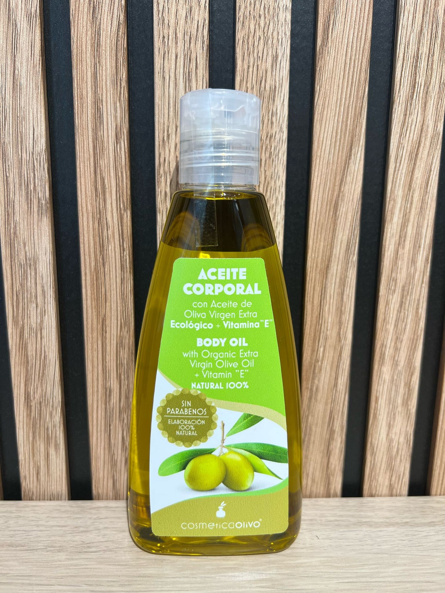 ACEITE CORPORAL CON ACEITE DE OLIVA Y VITAMINA E
