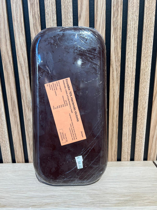 CHOCOLATE EN BLOQUE 1 KG. - REDONDO, NOTAS A FRUTA FRESCA Y NUEZ