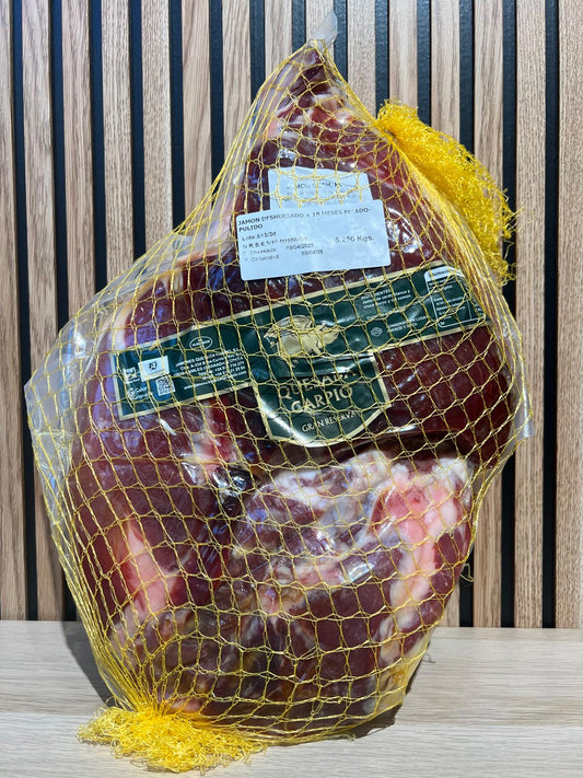 JAMÓN DESHUESADO + PELADO-PULIDO - 18 MESES