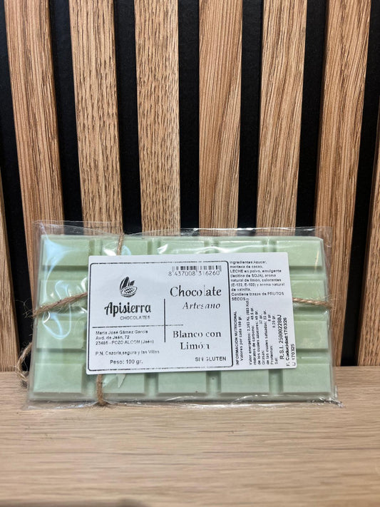 CHOCOLATE BLANCO CON LIMÓN