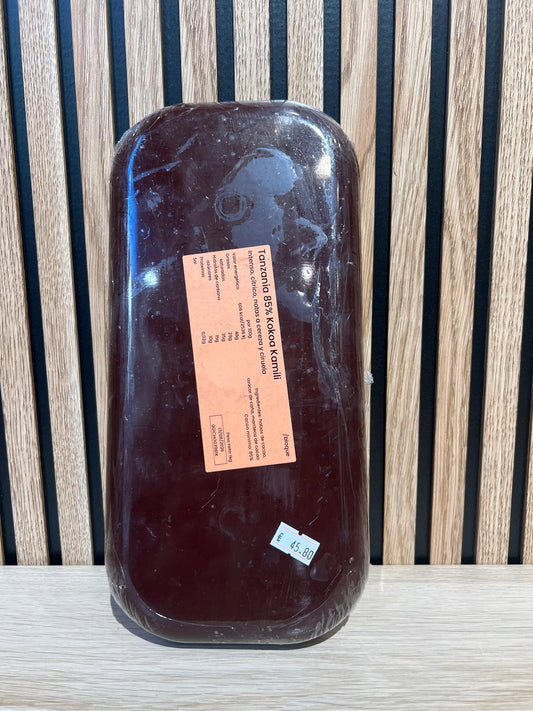 CHOCOLATE EN BLOQUE 1 KG. - INTENSO, CÍTRICO, NOTAS A CEREZA Y CIRUELA
