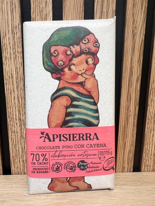 CHOCOLATE 70% - CON CAYENA