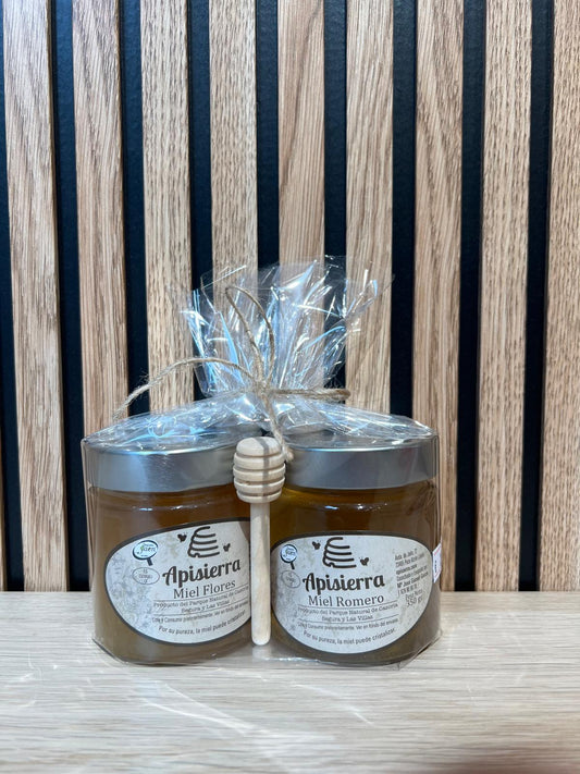 ESTUCHE 2 TARROS 350 GR. CON CUCHARA