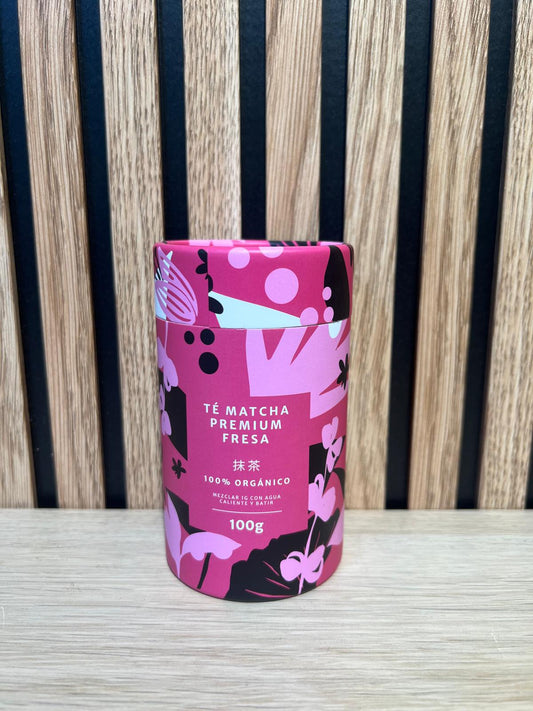 TÉ MATCHA PREMIUM FRESA 100 GR.