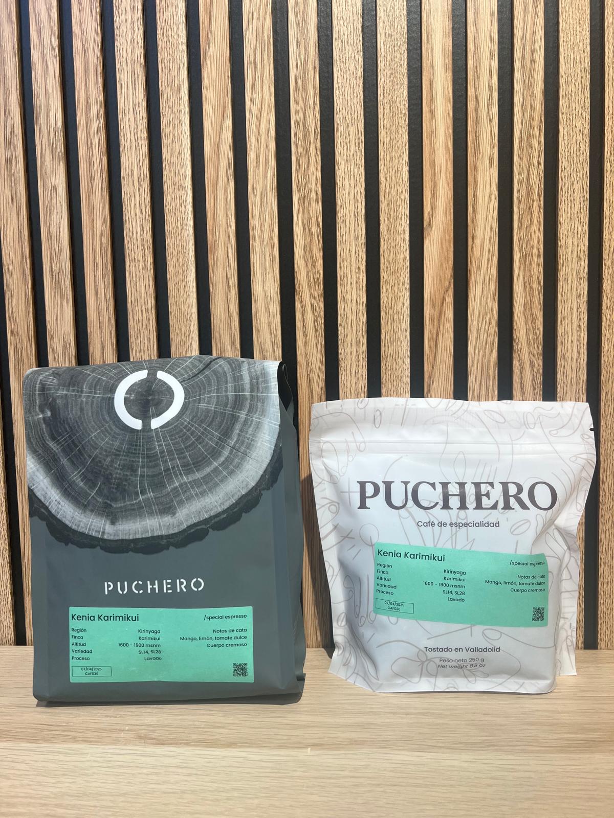 CAFÉ EN GRANO KENIA KARIMIKUI - MANGO, LIMÓN Y TOMATE DULCE