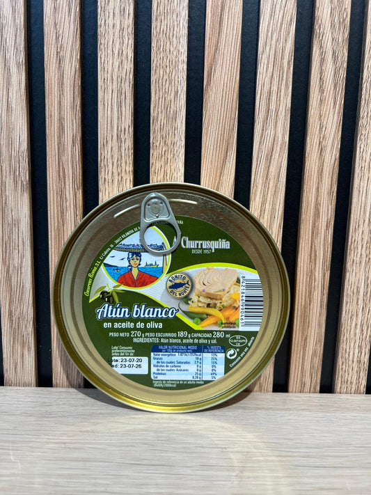 ATÚN BLANCO EN ACEITE DE OLIVA 270 GR.