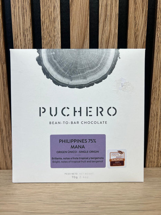 CHOCOLATE BRILLANTE, NOTAS A FRUTA TROPICAL Y BERGAMOTA