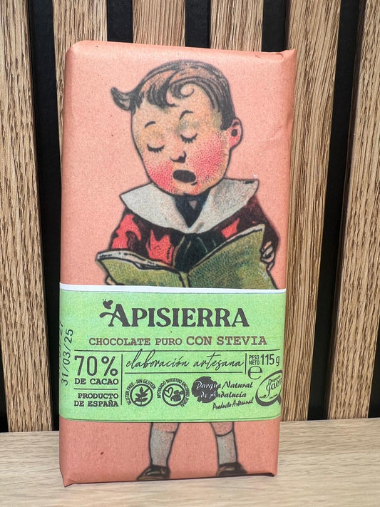 CHOCOLATE 70% - CON STEVIA