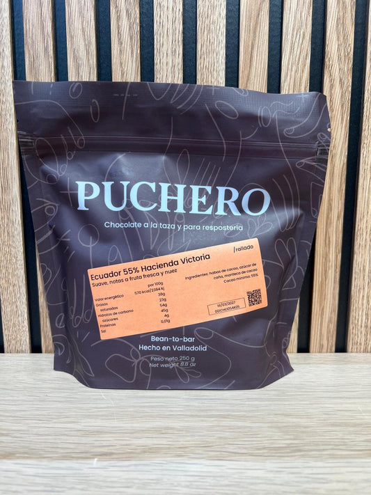 CHOCOLATE RALLADO SUAVE, NOTAS A FRUTA FRESCA Y NUEZ