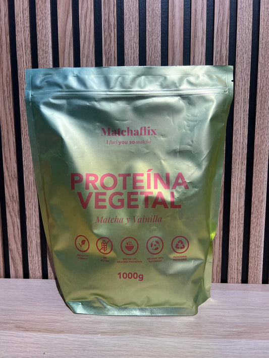 PROTEÍNA VEGETAL - MATCHA Y VAINILLA 1 KG.