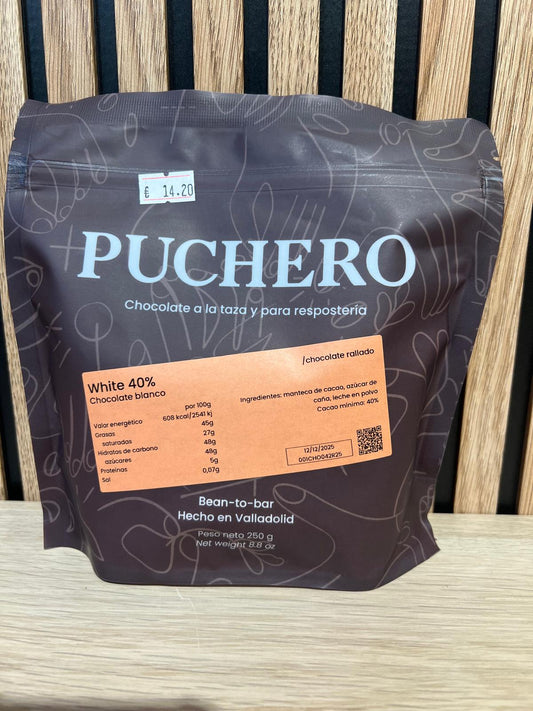 CHOCOLATE BLANCO RALLADO