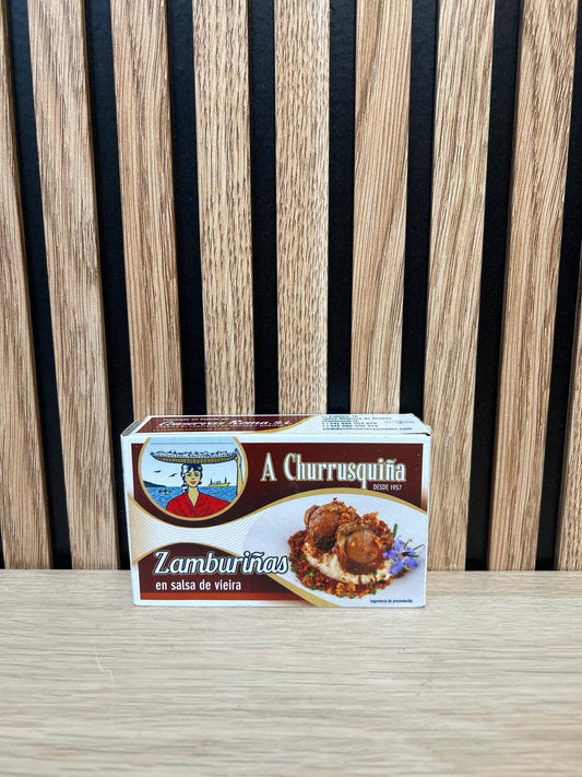 ZAMBURIÑAS EN SALSA VIEIRA 115 GR.